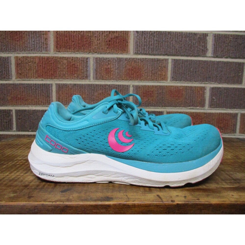 Topo Athletic Womens Phantom 3 5MM Drop Teal Pink Running Sneakers Shoes 7